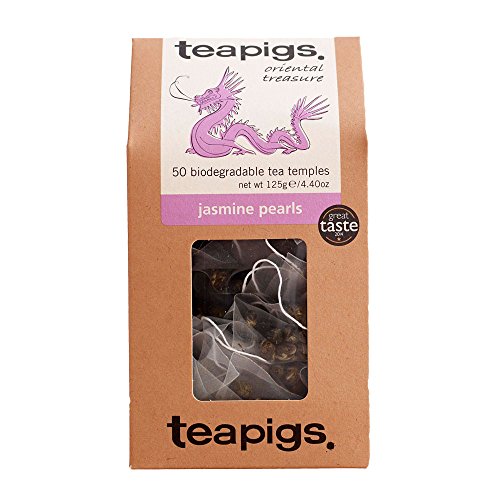 Jasmine Pearls Green Tea Bags by Teapigs