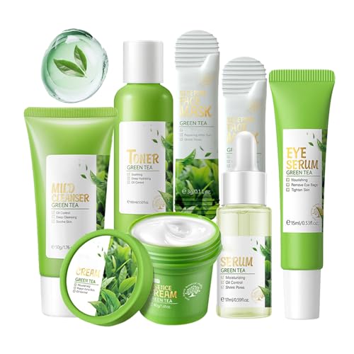 Green Tea Skincare Set: Complete Youthful Pamper Kit