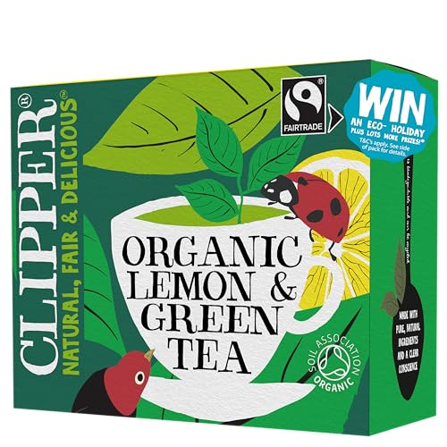 Organic Green & Lemon Tea - 80 Bags
