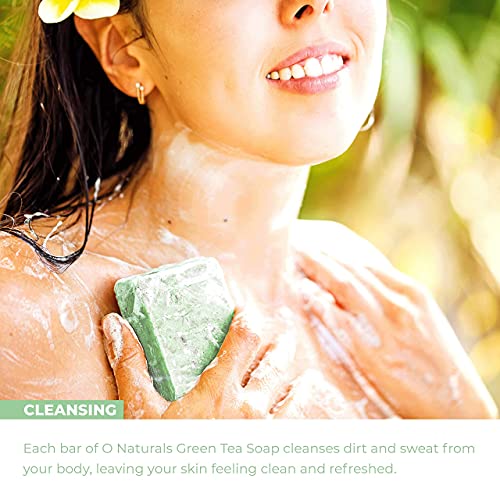 Green Tea Herbal Bar Soap Collection - Vegan & Organic