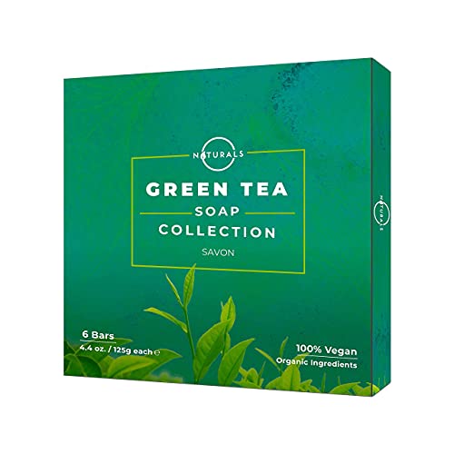Green Tea Herbal Bar Soap Collection - Vegan & Organic