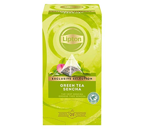 Exclusive Sencha Green Tea: 25 Pyramid Bags, 6 Boxes