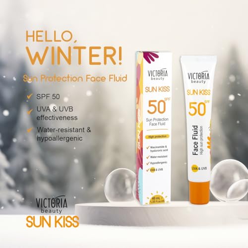 Victoria Beauty Sun Kiss SPF 50 Green Tea Facial Sunscreen