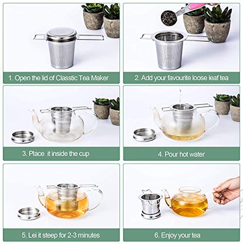 HAUSPROFI Green Tea Infuser – Stainless Steel Strainer