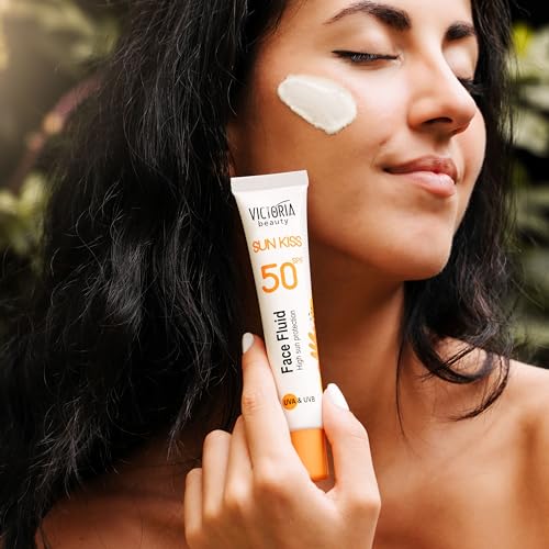Victoria Beauty Sun Kiss SPF 50 Green Tea Facial Sunscreen