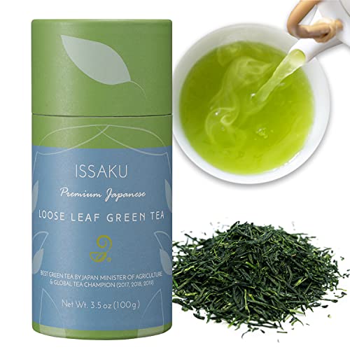 Premium Issaku Japanese Green Tea - Vegan & All-Natural