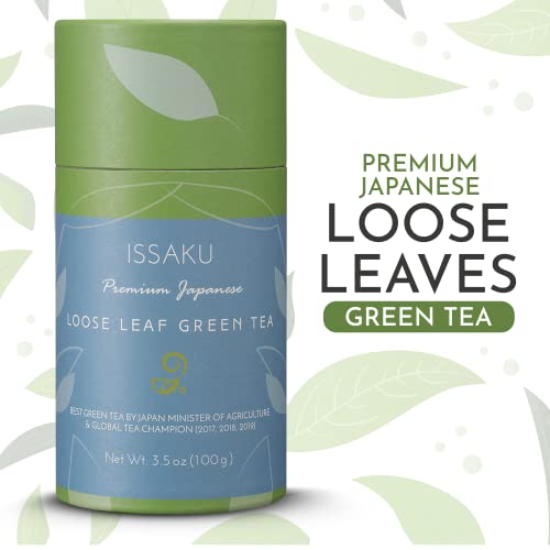 Premium Issaku Japanese Green Tea - Vegan & All-Natural