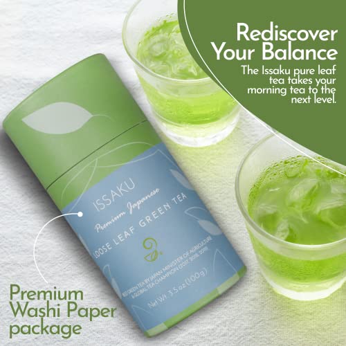 Premium Issaku Japanese Green Tea - Vegan & All-Natural