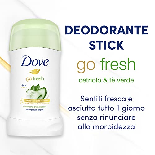 Pack of 6 Dove Cucumber Green Tea Deodorant Sticks