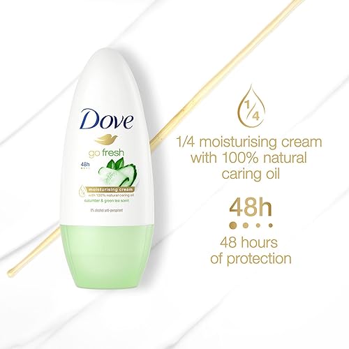 Dove Green Tea Roll On - 6-Pack