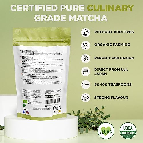 Japn Organic Matcha Green Tea Powder - Culinary Grade