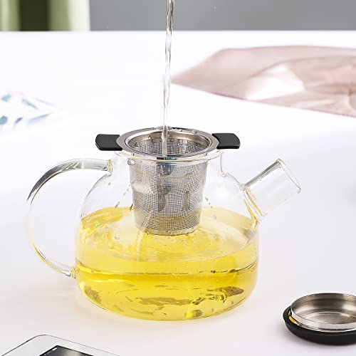 Stainless Steel Tea Infuser - Large Capacity & Double Handles