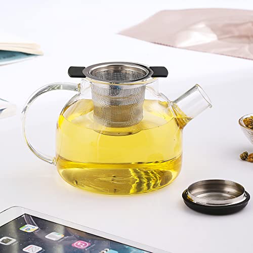 Stainless Steel Tea Infuser - Large Capacity & Double Handles