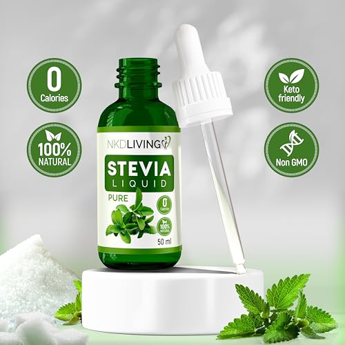 NKD Living Pure Green Tea Stevia Drops 50ml