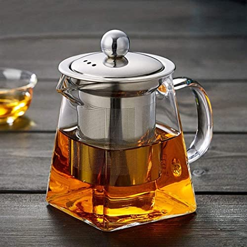 PluieSoleil Glass Teapot - 350ML - Stainless Steel Infuser