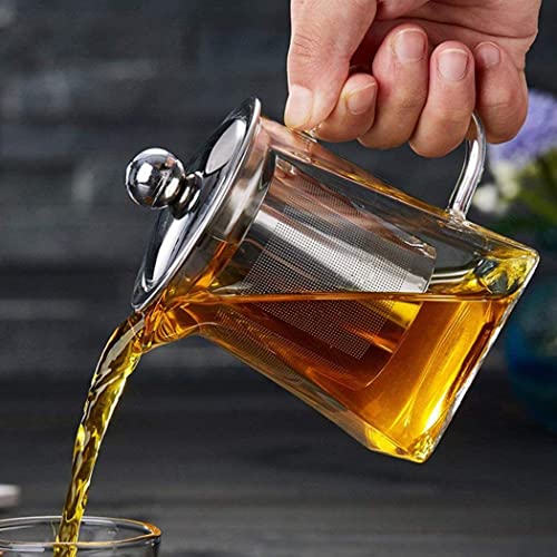 PluieSoleil Glass Teapot - 350ML - Stainless Steel Infuser