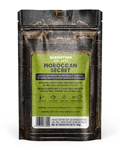 Moroccan Secret: Gunpowder Green Tea & Peppermint Blend