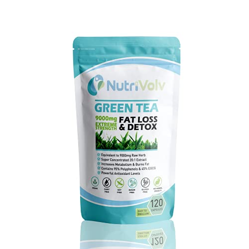 Powerful 9000mg Green Tea Slimming Aid | 120 Caps