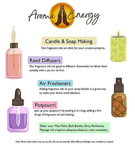 10ml Jasmine Green Tea Fragrance Oil - For Aromatherapy & Home Wellness