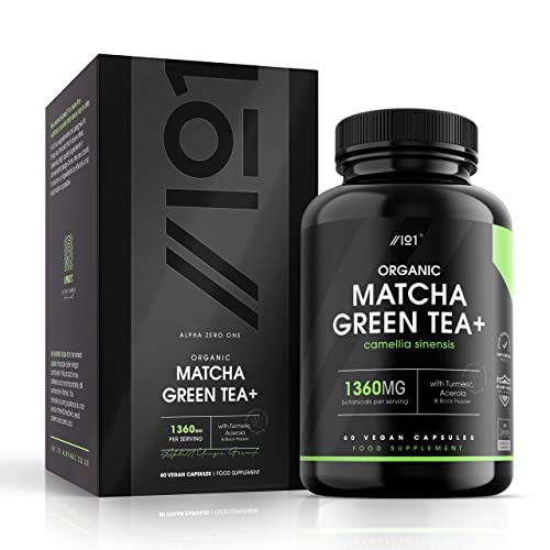 Organic Matcha Green Tea Extract - Turmeric Boosted