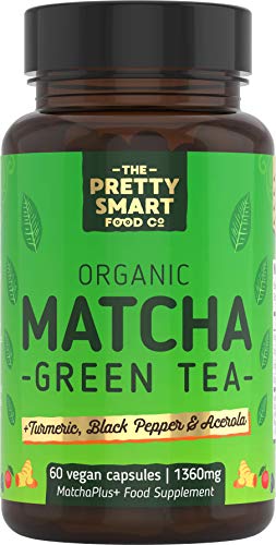 Organic Matcha Green Tea Capsules - Enhanced Complex