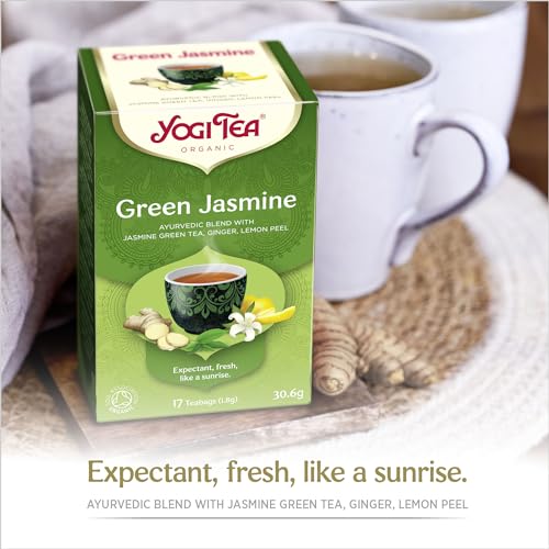 Green Jasmine Organic Herbal Tea, 102 Teabags Total