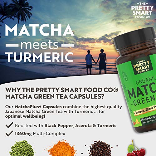 Organic Matcha Green Tea Capsules - Enhanced Complex