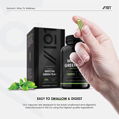 Organic Matcha Green Tea Extract - Turmeric Boosted