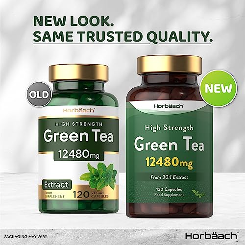 High Strength Green Tea Capsules | 12480mg | Vegan