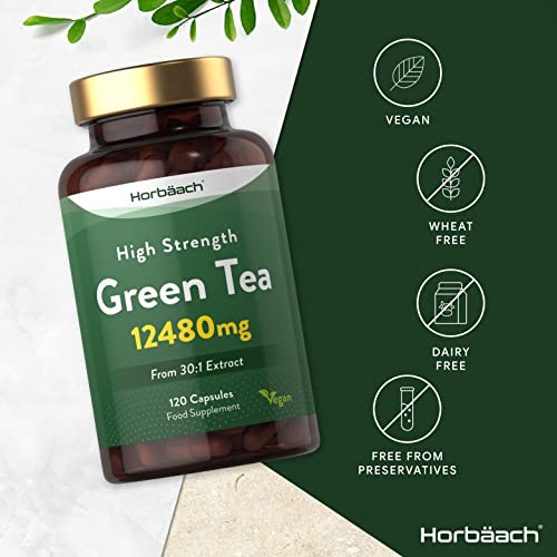 High Strength Green Tea Capsules | 12480mg | Vegan