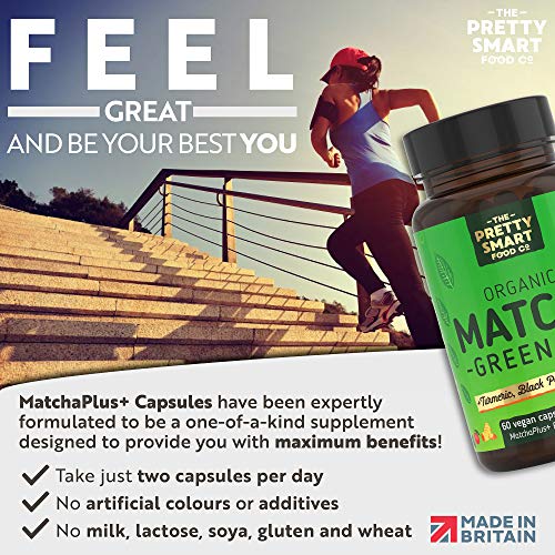 Organic Matcha Green Tea Capsules - Enhanced Complex