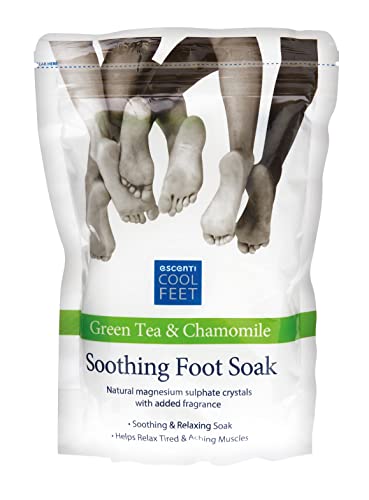 Green Tea & Chamomile Foot Soak for Soothing Feet