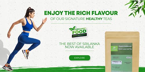 Organic Ceylon Gunpowder Green Tea - 4oz/113g