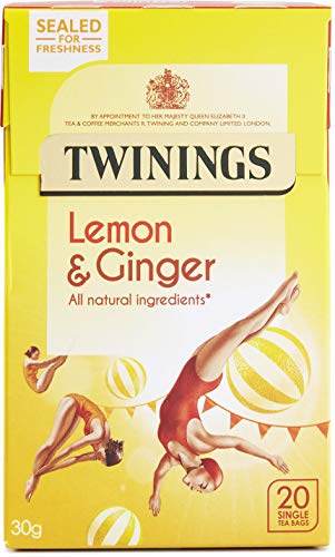 Twinings Lemon Ginger Tea Bags - 80 (4x20)