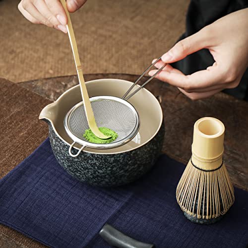 7pc Japanese Tea Set with Matcha Whisk and Bowl