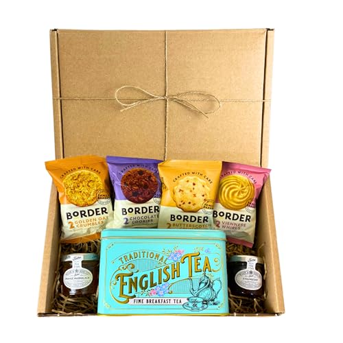 Luxury Green Tea Gift Set: British Delights with Snacks