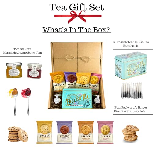 Luxury Green Tea Gift Set: British Delights with Snacks