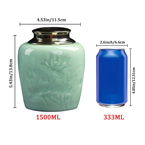 Vintage Chinese Style Ceramic Tea Container