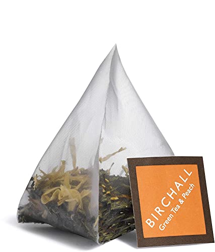 Birchall Pure Green Tea & Peach Tea Bags