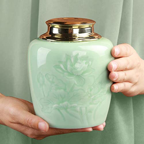 Vintage Chinese Style Ceramic Tea Container