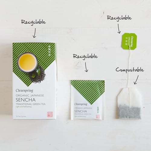 Clearspring Organic Green Tea Sencha - 4 Pack
