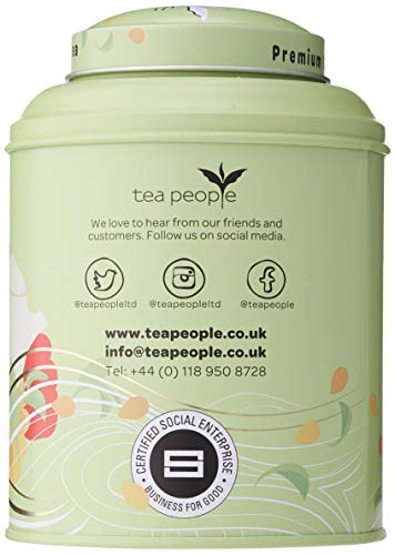 Organic Green Tea: 20 Tea Pyramids in Tin