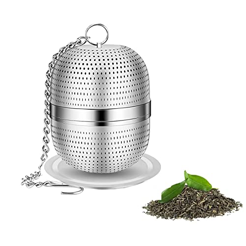 Stainless Steel Loose Leaf Tea Infuser with Drip Tray