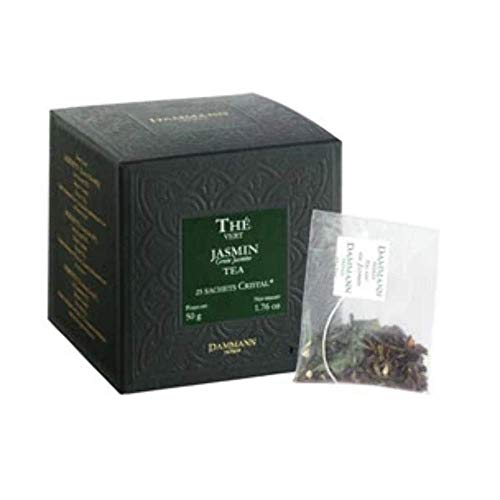 24 Wrapped Gunpowder Green Tea Bags - Dammann Freres