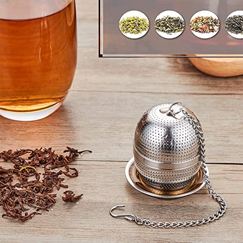 Stainless Steel Loose Leaf Tea Infuser with Drip Tray