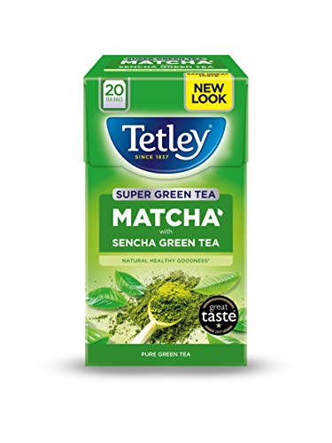 Tetley Matcha Green Tea – 20 Bags/Box (4 Boxes)
