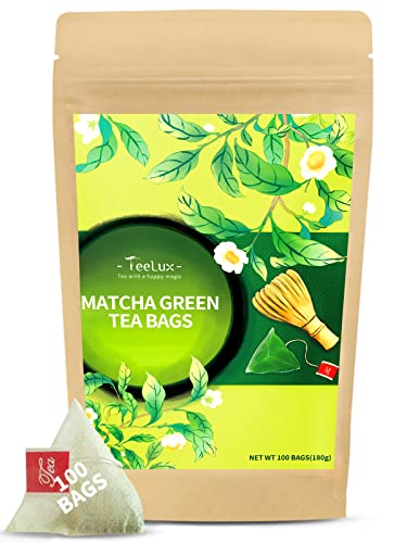 Premium Green Tea Blend: Matcha Sencha, 100 Bags