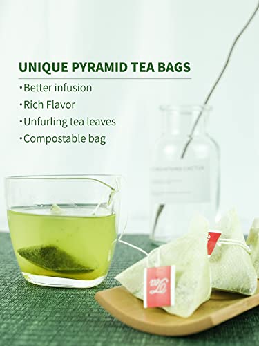 Premium Green Tea Blend: Matcha Sencha, 100 Bags