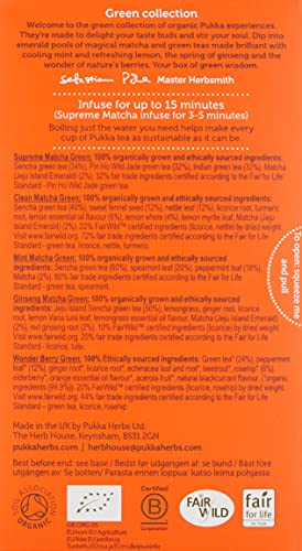 Pukka Green Tea Collection - 20 Sachets (32g)