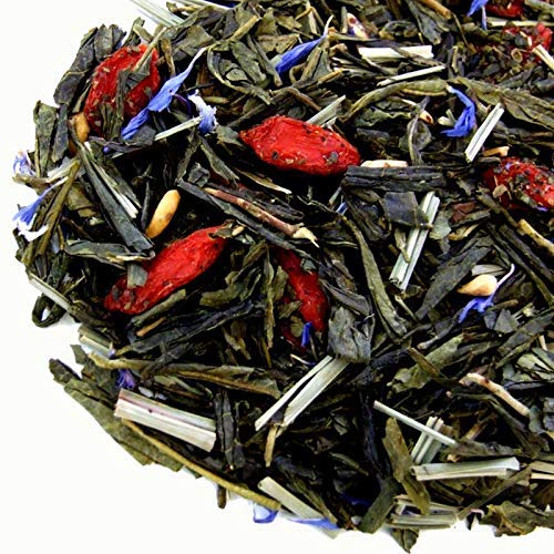 Sencha Goji-Pomegranate Green Tea Blend - 125g Caddy